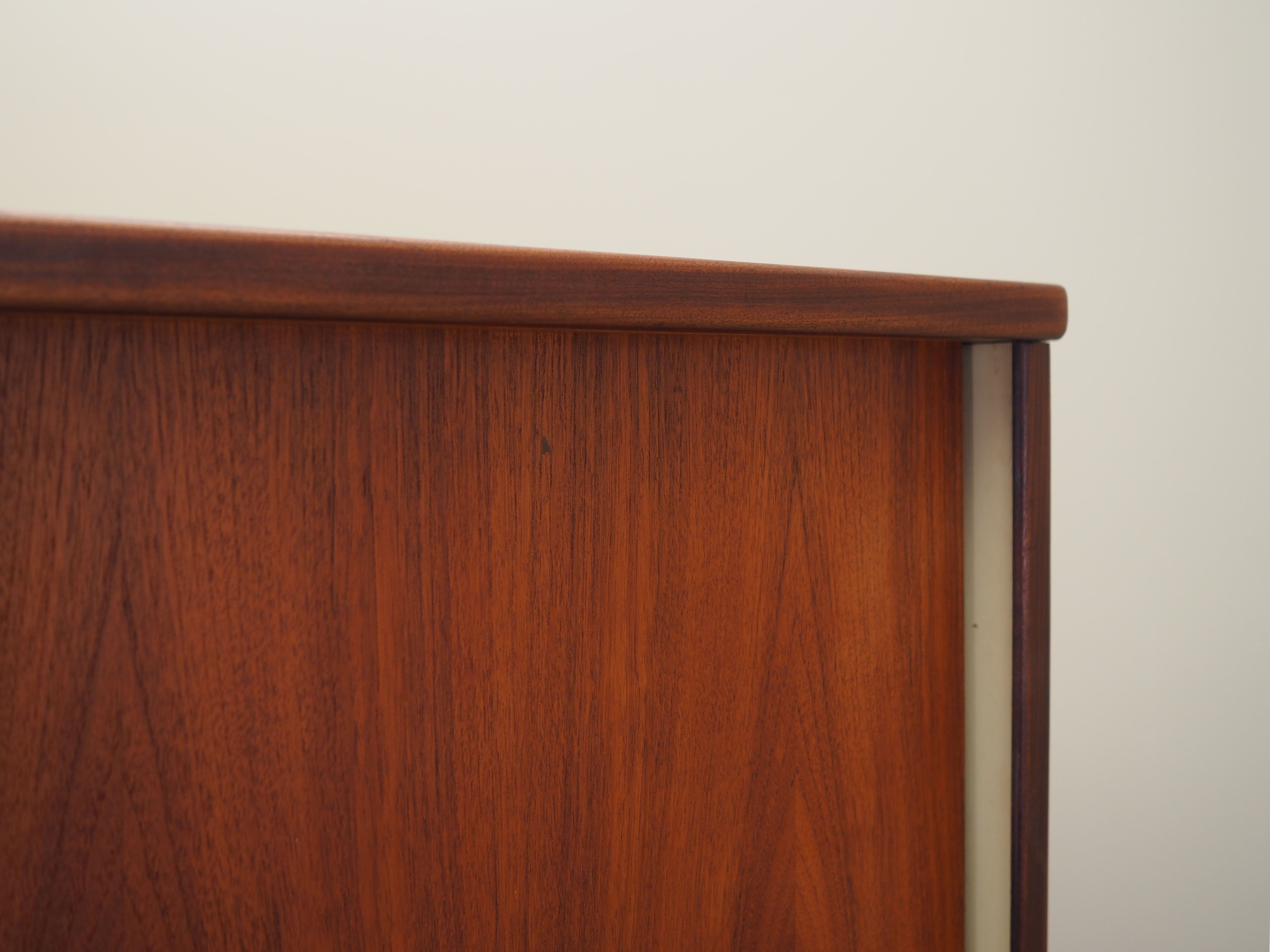 Teak wardrobe, Danish design, 1960s, production: Denmark