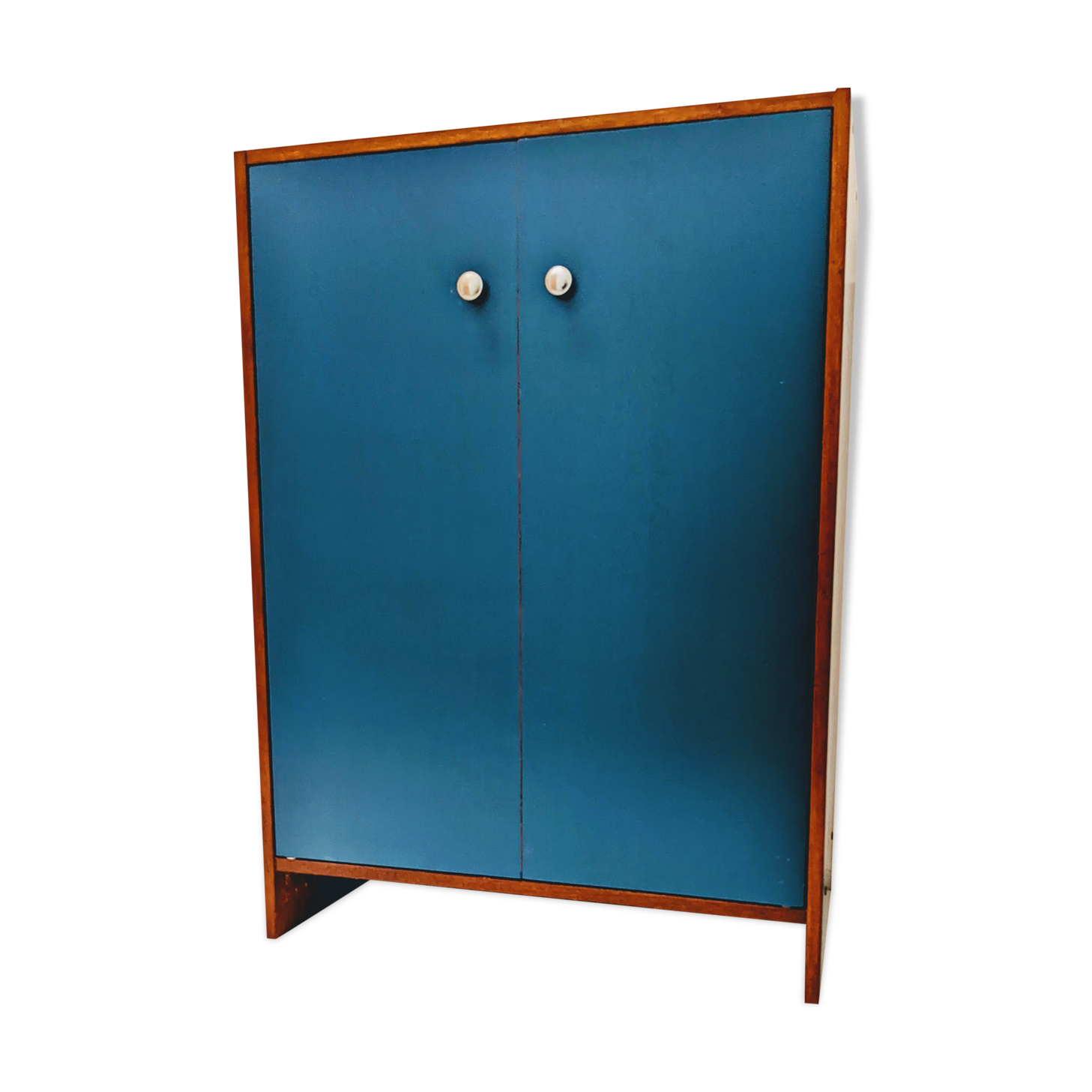 Vintage wooden shoe cabinet