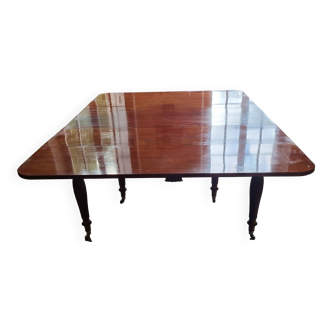 Large English mahogany dining room table