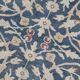 4x7 Navy Blue & Beige Persian Rug 135x204Cm SK 21639