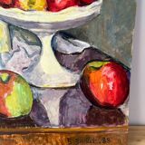 Still life, oil on panel signed B Bucket 88