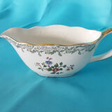 Opalor earthenware sauce boat with island bird decoration