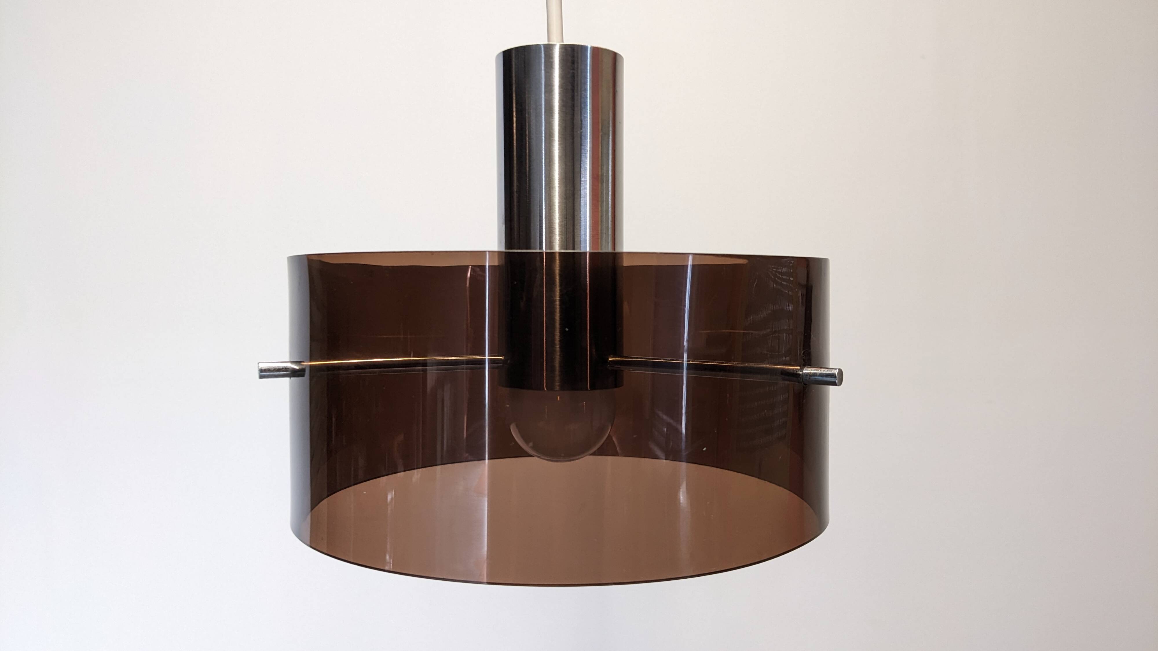 Suspension Space age in plexiglass by Philippe Rogier for Oxar, France 1970