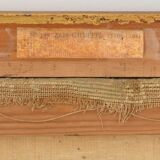 Small gilded wooden trumeau  108x38cm