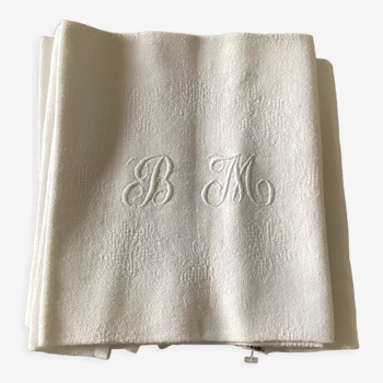 Serviettes de table en coton avec monogramme