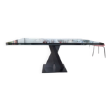 Extensible dining table (180-260) glass Roche Bobois