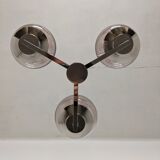 3-light space age chandelier from the 60s-70s