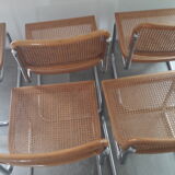 Set of 5 B32 Marcel Breuer cesca chairs