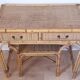 Bureau en rotin avec son assise