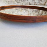 Scandinavian wall mirror in teak - luxury