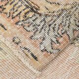 5x9 Red Soft Color Pastel Classic Turkish Area Rug, 161x271Cm SK 4879