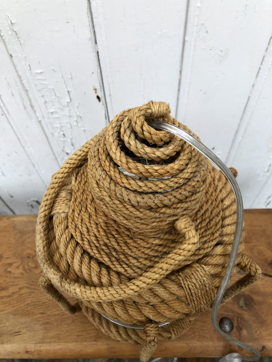 Rope lantern lamp