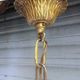 Antique gilded bronze chandelier in Louis XVI style, 4 lights, in working condition - 3.2 kg!