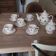 Tea Service WHAT'S VINCENT – White Porcelain & Gold Dots – 12 pieces