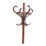 Portemanteau Perroquet en bois massif courbé,  années 50