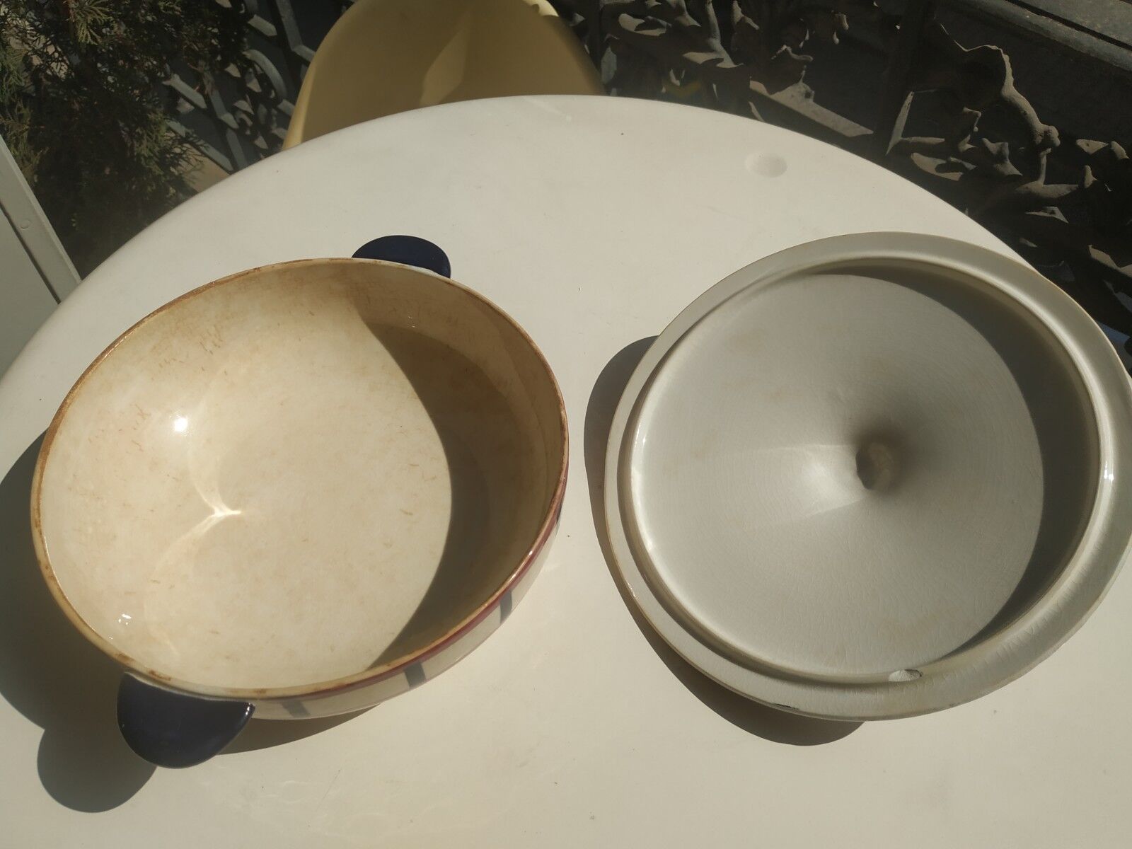 Basque soup maker Bearn Creil and Montereau
