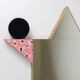 Ettore Sottsass Memphis Milano Diva Wall Mirror Vintage, Italy, 1984