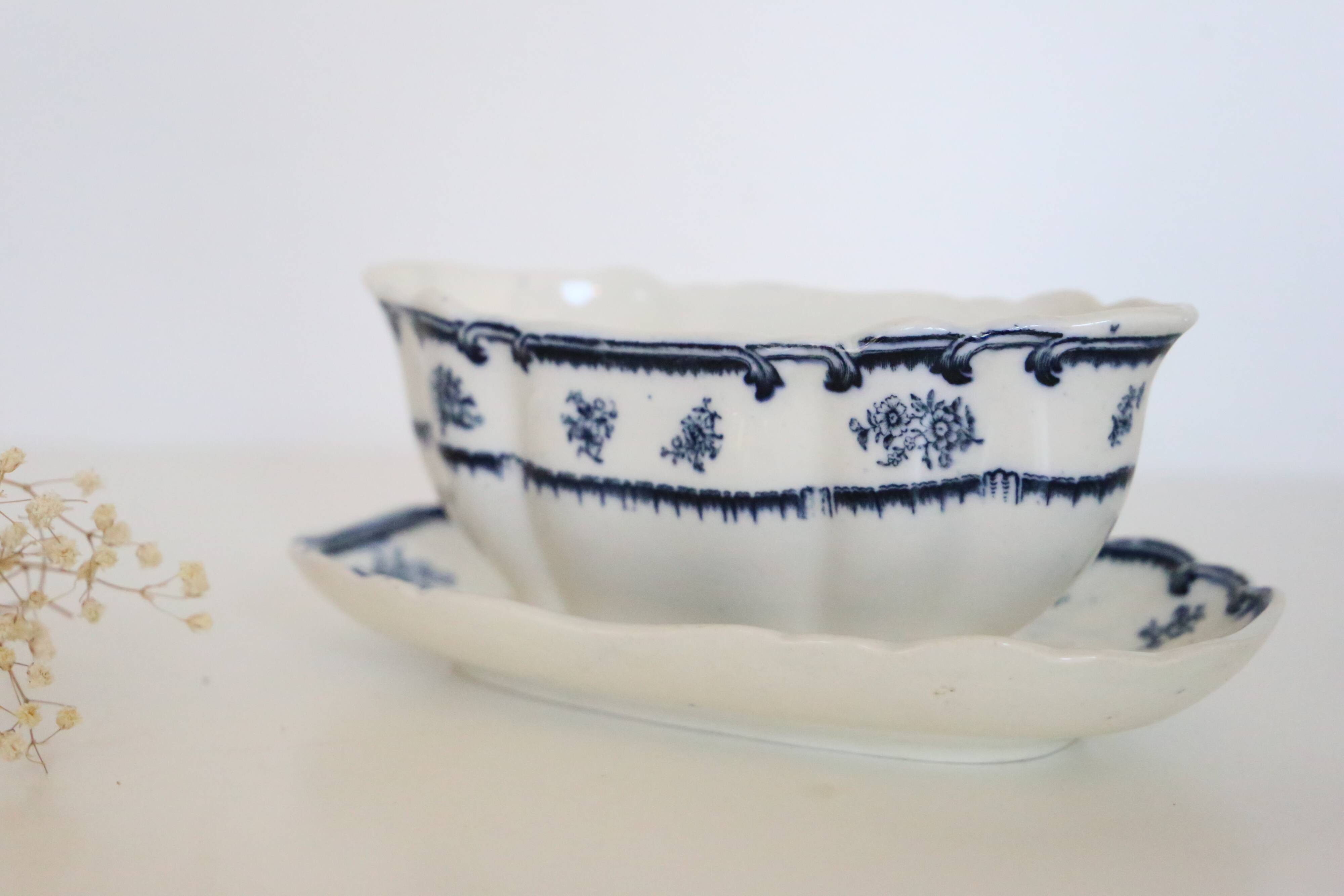 Saucière anglaise, B&S, fin 19ème début 20ème
