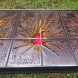 Vintage coffee table La Roue Vallauris