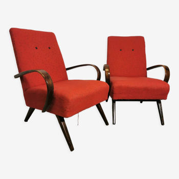 Vintage armchairs by Jaroslav Smidek