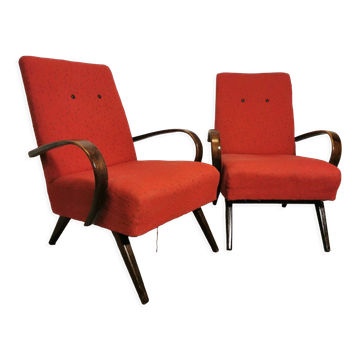 Vintage armchairs by Jaroslav Smidek