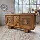 Enfilade storage unit oak Art Deco 1940 Dudouyt