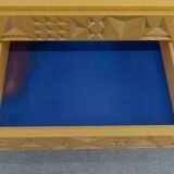 Mid-century brutalist oak sideboard