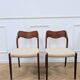 2 vintage chairs by Niels Otto Moller