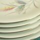 Set of 5 plates "Plumes, PMR Bavaria Jaeger & Co"
