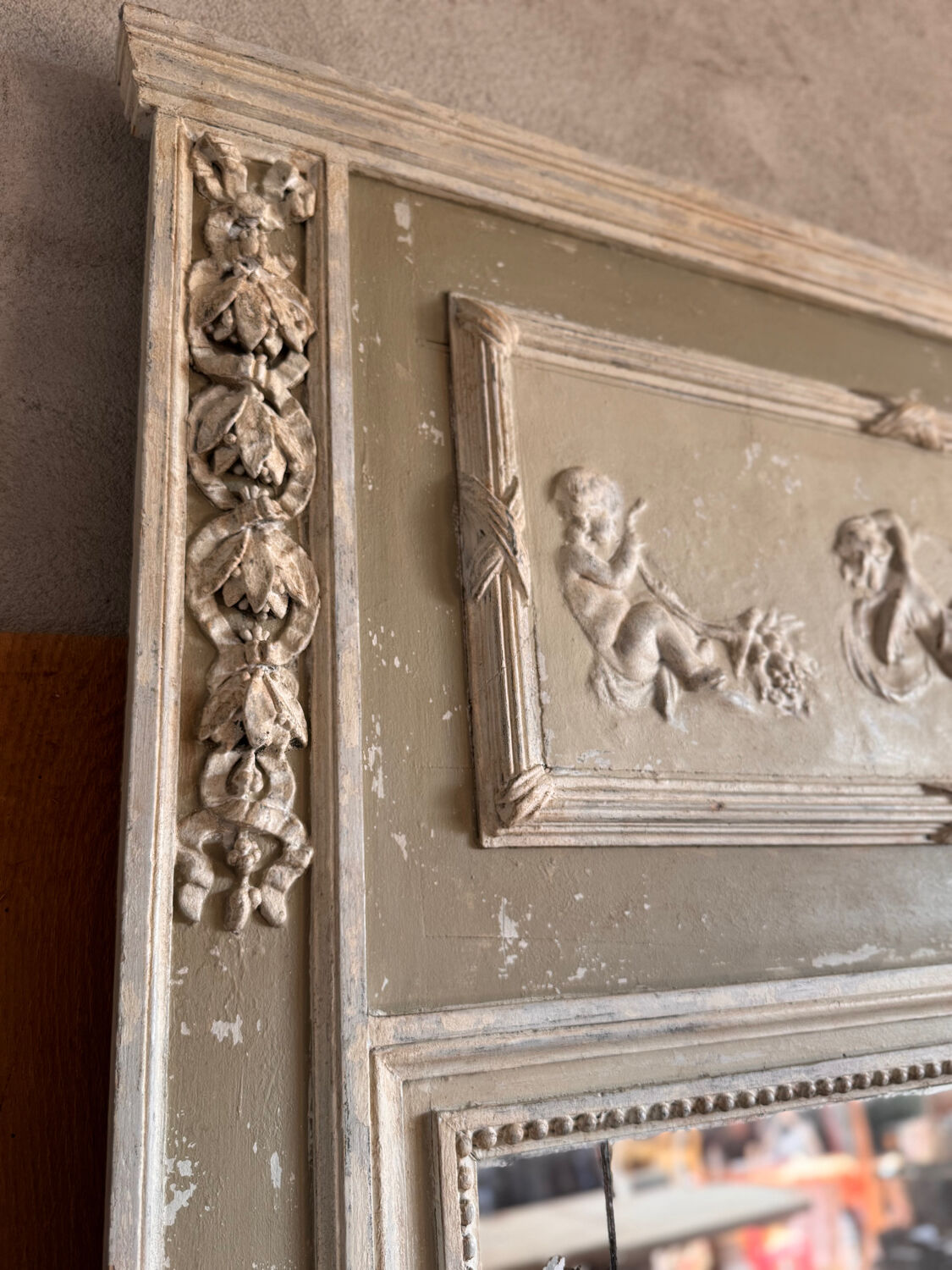 Large trumeau mirror from a château