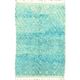 Moroccan blue Berber carpet beni ouarain