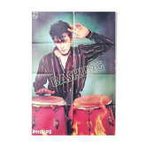Affiche ancienne vintage concert Bashung 80x120