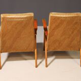 Pair of Czechoslovak armchairs, 1960's