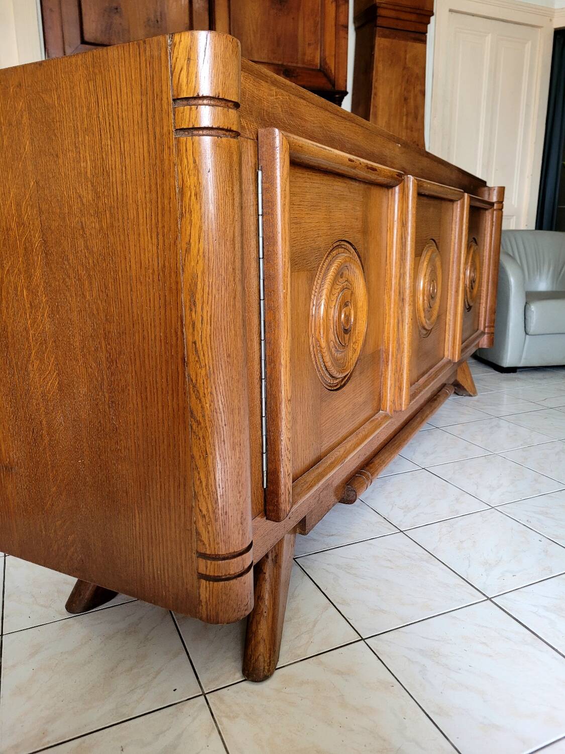 Vintage French Art Deco Sideboard