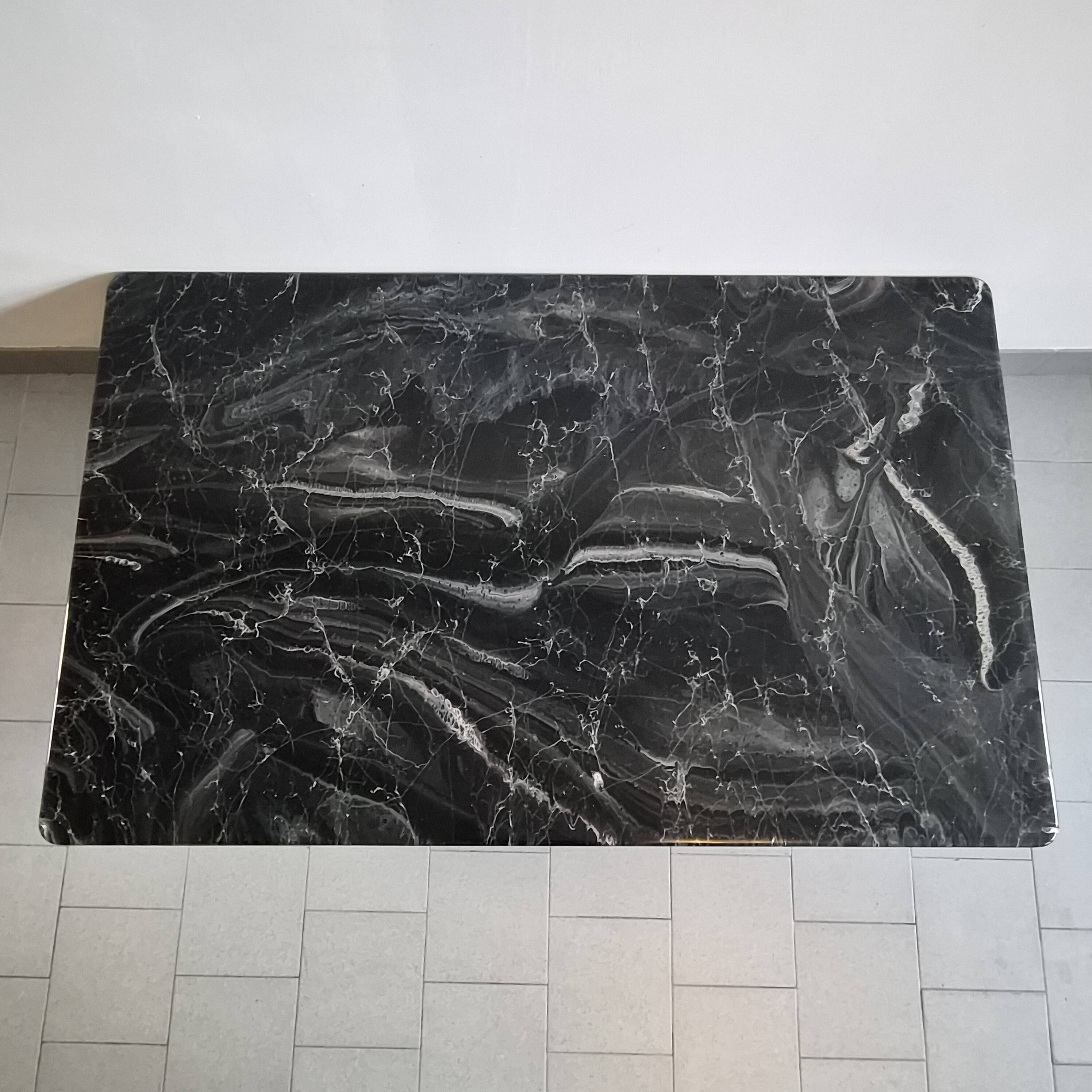 1970s vintage marble effect coffee table