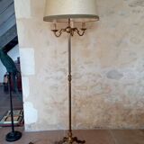 Vintage brass floor lamp