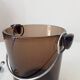 Vintage 1970s ice bucket and tongs.