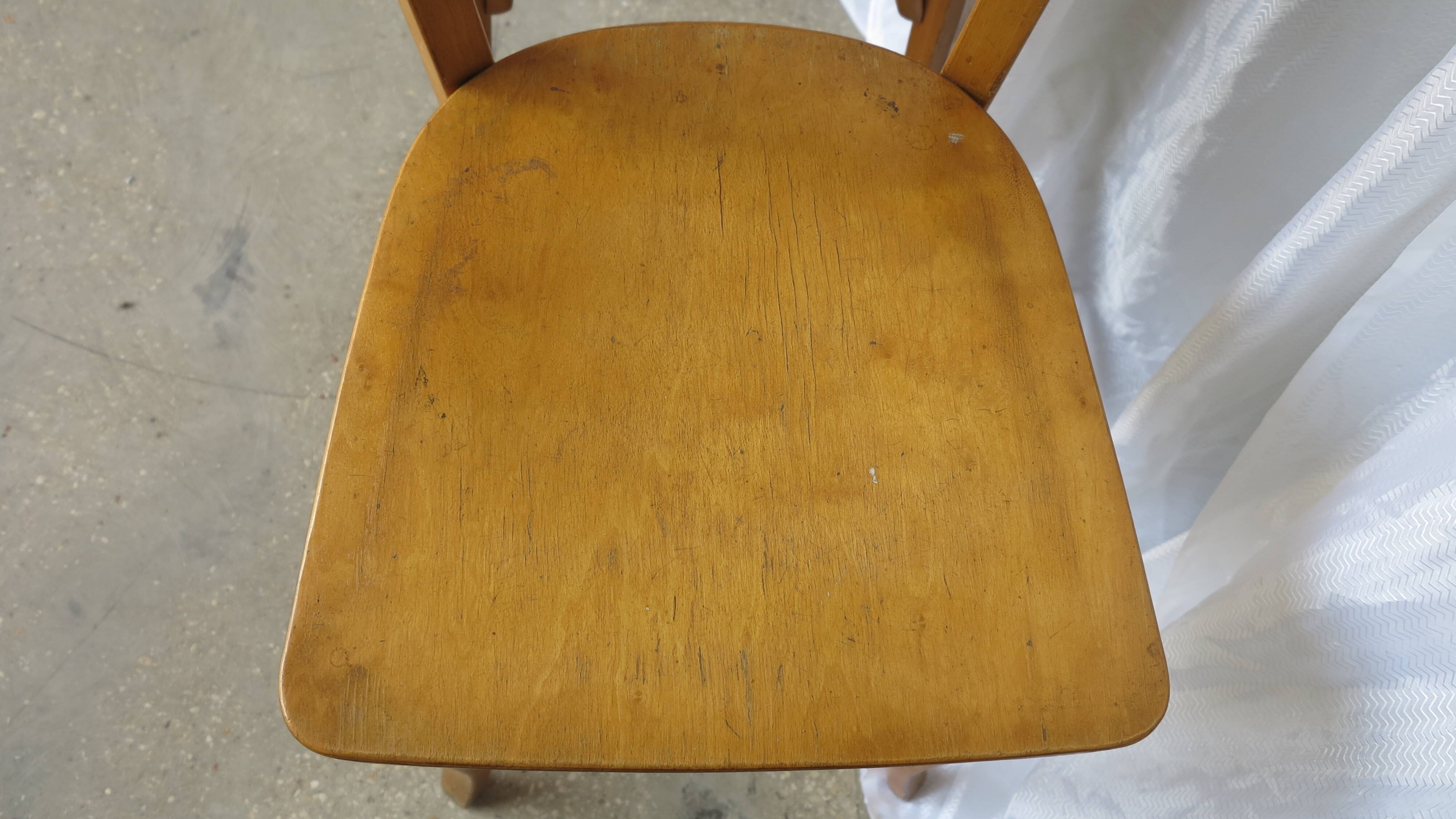 Pair of Baumann bistro chairs