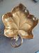Art nouveau vine leaf cup in gilded metal manufacture wmf