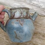 Art Nouveau stoneware pitcher signed Denbac
