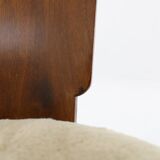 1950s  Jindrich Halabala Dining Chairs H-214 for UP Závody, Set of 4
