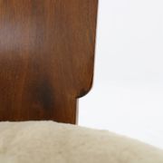 1950s  Jindrich Halabala Dining Chairs H-214 for UP Závody, Set of 4