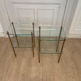 Pair of neo classic side tables, 1970s