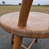 Set of 4 solid organic chairs
