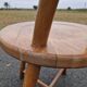 Set of 4 solid organic chairs