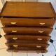 Vintage chest of drawers with compass feet