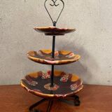 Vintage display stand in Vallauris ceramic