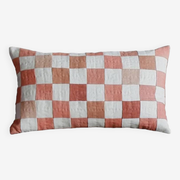 Red checkered cushion