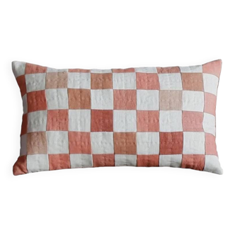 Red checkered cushion