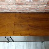 Renovated Violetta walnut chest of drawers, 1970s of the People's Republic of Poland